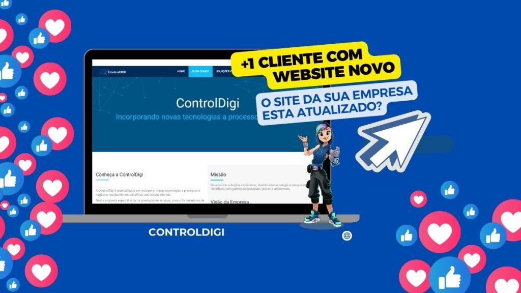 Reformulação do website da Control Digi