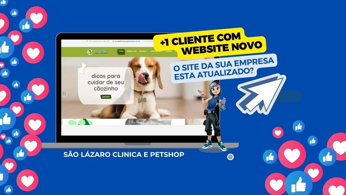 Reformulação do website da são lazaro clinica pet