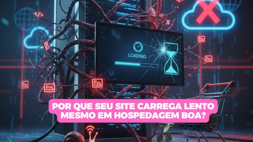 Por que seu site carrega lento mesmo em hospedagem boa?