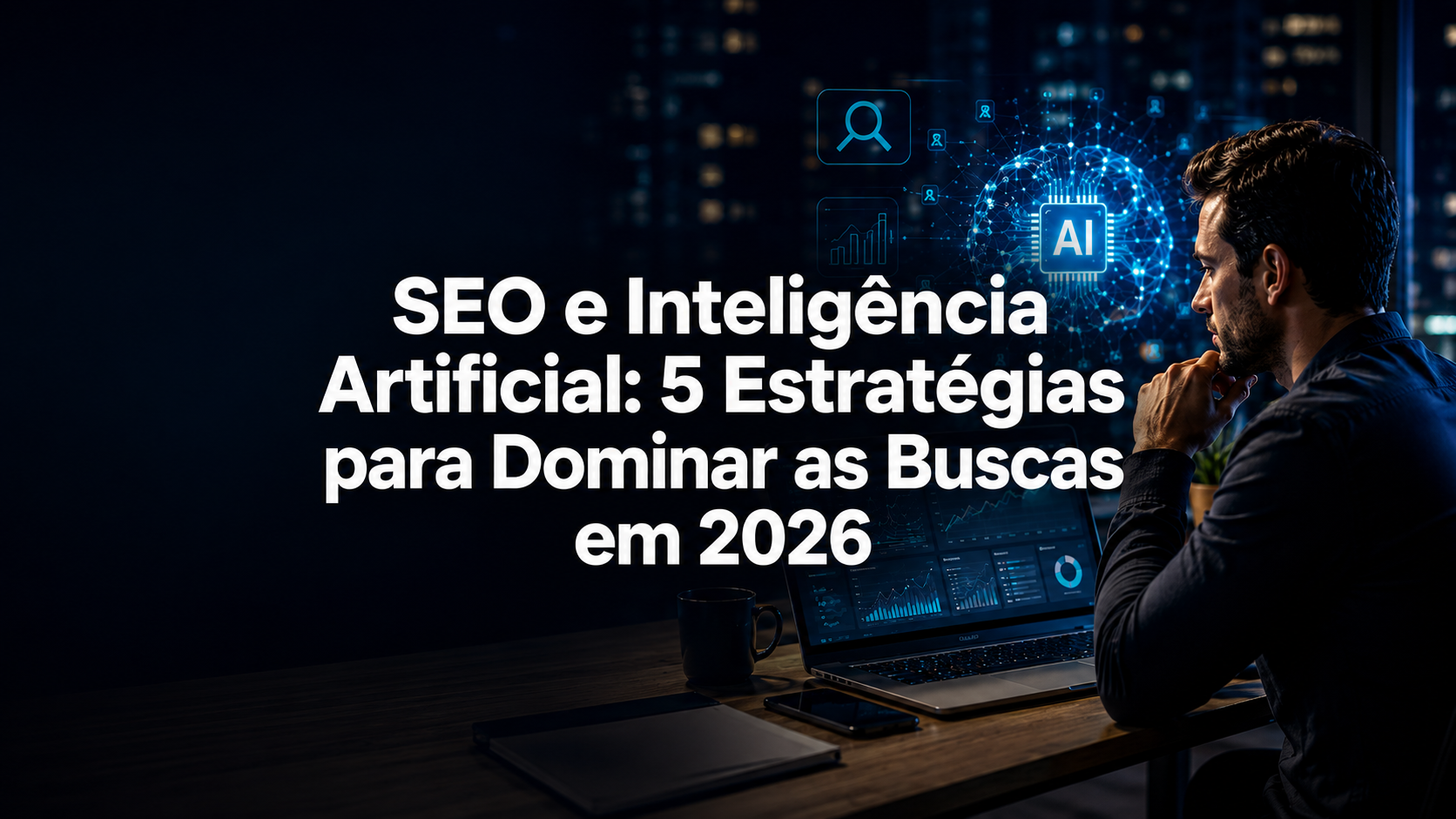 SEO e Inteligência Artificial: 5 Estratégias para Dominar as Buscas em 2026