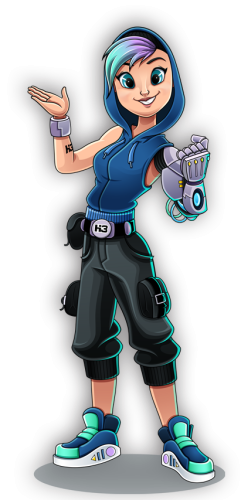 Mascote H3 Digital - ISA